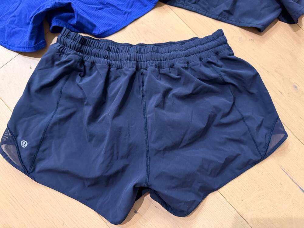 Lot of 3 Lululemon Run Bright As Night Running Shorts with Zip Pocket - Picture 2 of 9